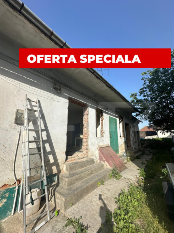 Casă veche cu proiect renovare-extindere, 597 mp teren în