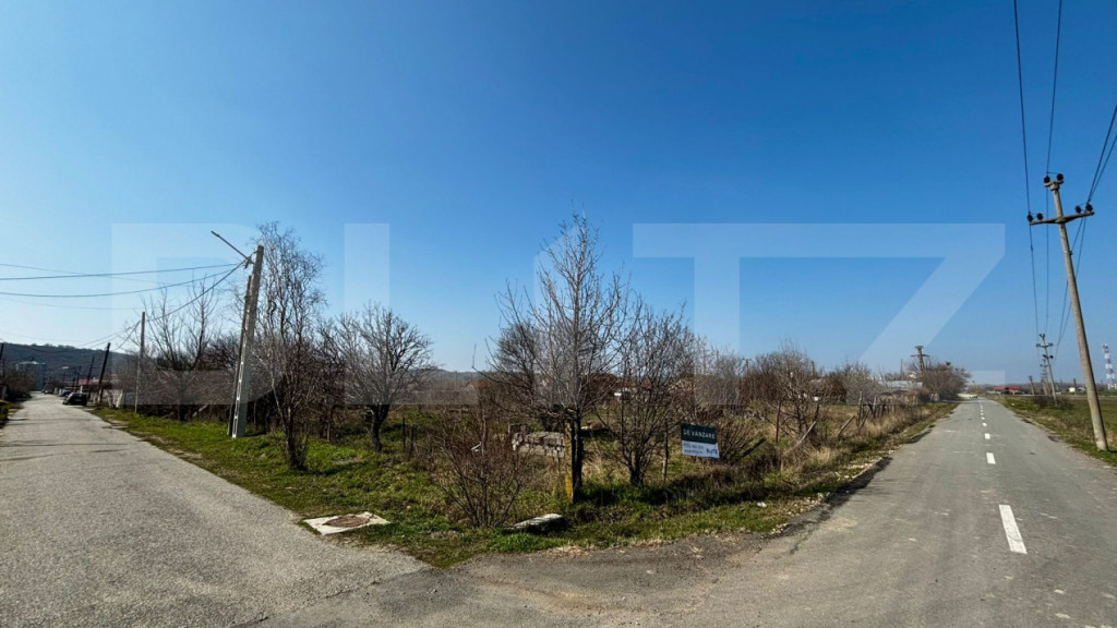 Teren IV 1200 mp, deschidere bilaterala, toate utilitatile,