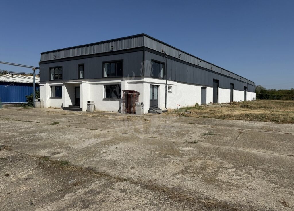 Hala industrială de inchiriat 1200mp, platforma betonata,