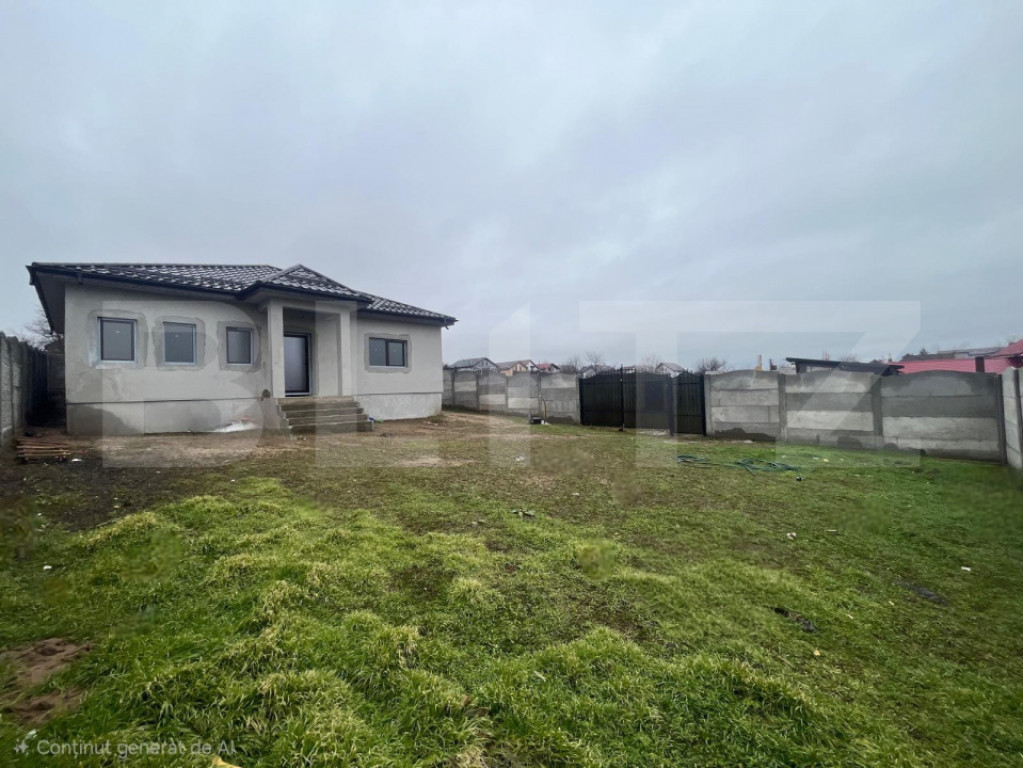 Casa plan parter 100 mpu, teren 450 mp, Malu Mare