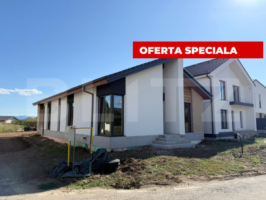 Casă modernă S+P | 131 mp utili | Teren 575 mp | La cheie