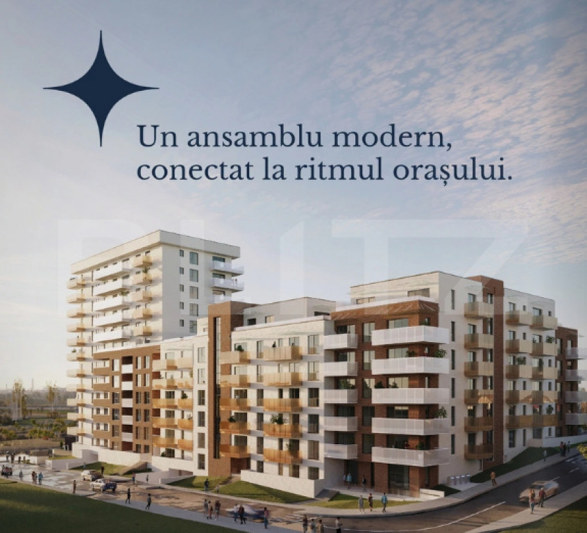 COMISION 0 | APARTAMENT 2 CAMERE | ANSAMBLU REZIDENTIAL DE T