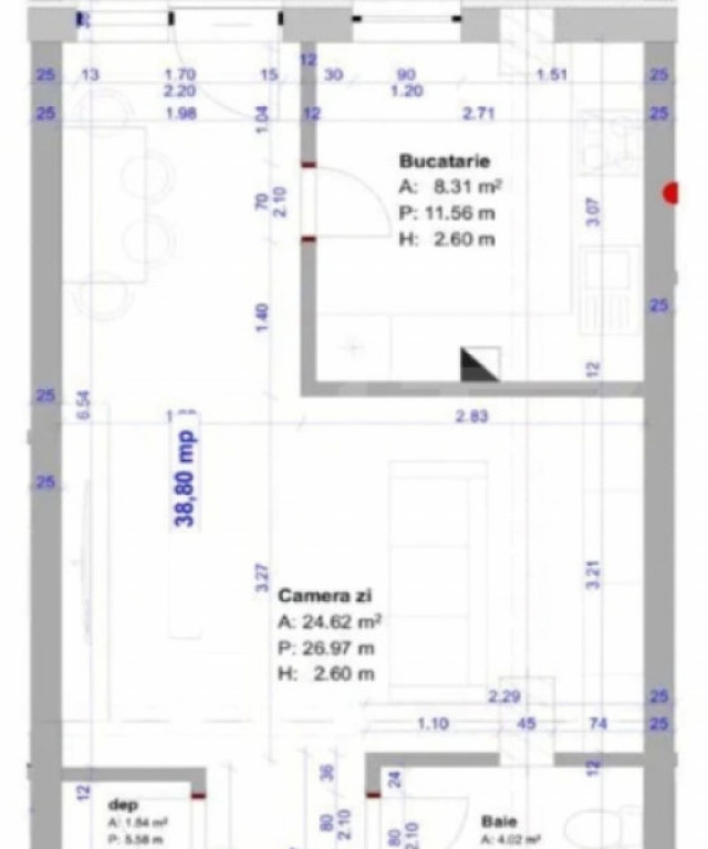 Apartament la cheie, 43 mp, balcon, parcare, Parc Poligon!