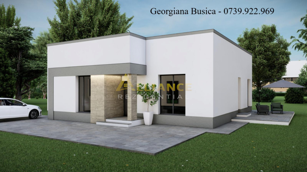 Casa individuala ||4 camere 2 bai || teren 500mp ||