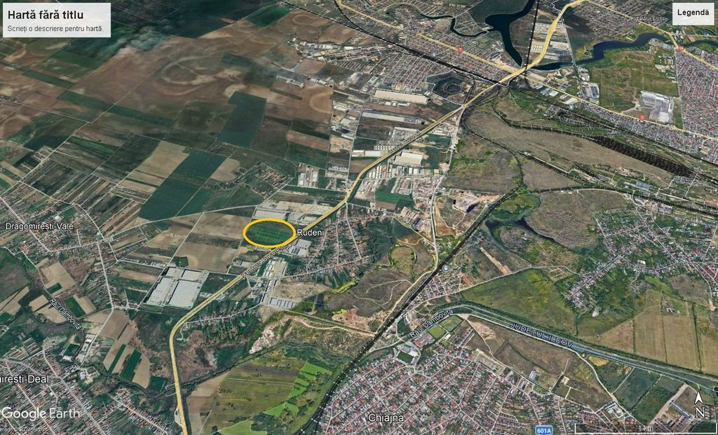 Teren industrial de vanzare 9.9 ha Targoviste -lângă Ar...