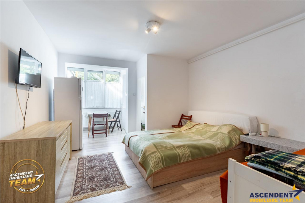 Investitie sigura: garsoniera in zona buna, acces rapid catr