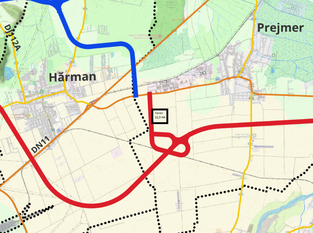 Teren Intravilan 5.000 mp Prejmer - Strada Preot Ioan Pop...