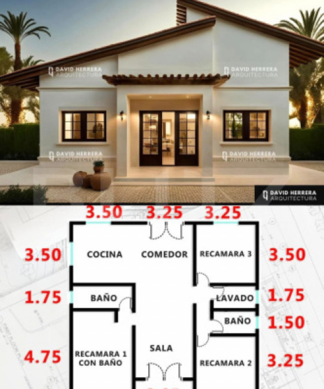 Casa in stadiul de proiect, Arcalia
