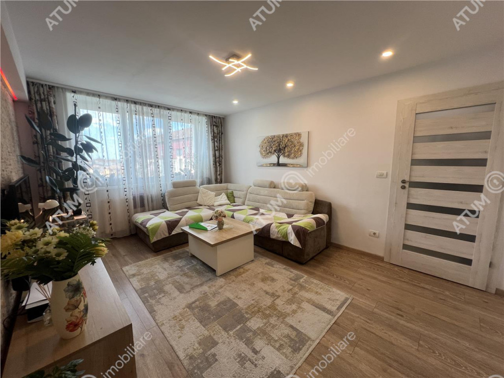 Apartament renovat cu 3 camere in zona Rahovei din Sibiu