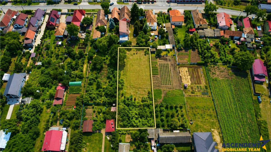 1.409 mp teren intravilan,livada, utilitati, locatie premium