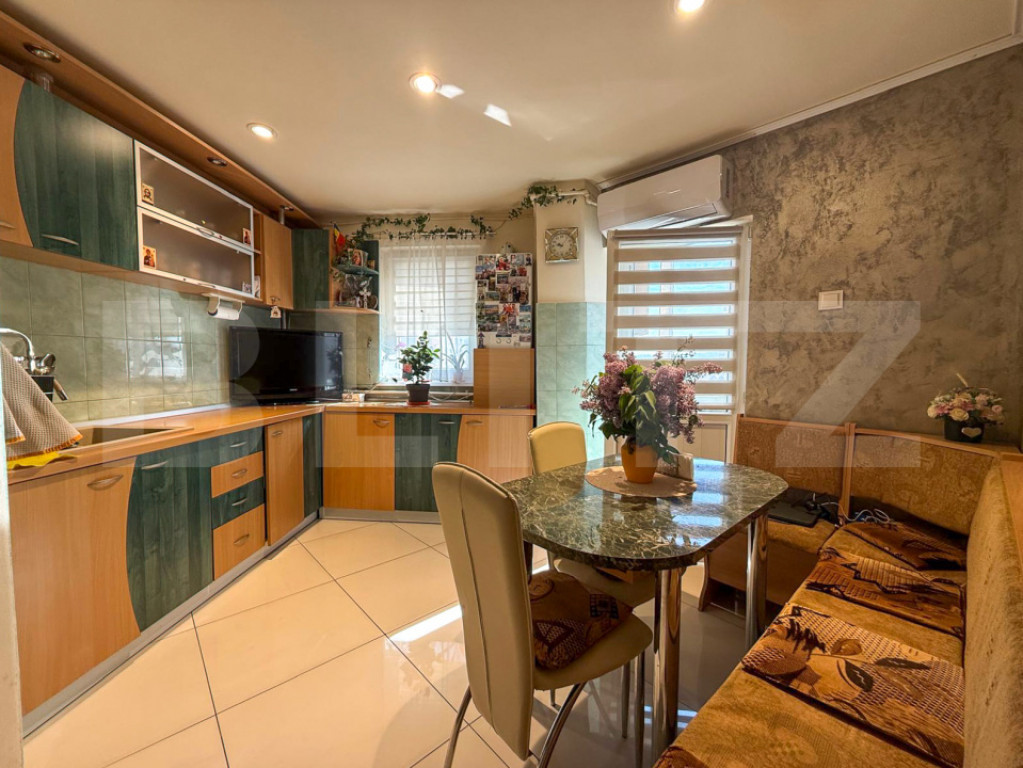 Apartament 2 camere, mobilat complet, 2 balcoane, centrala p