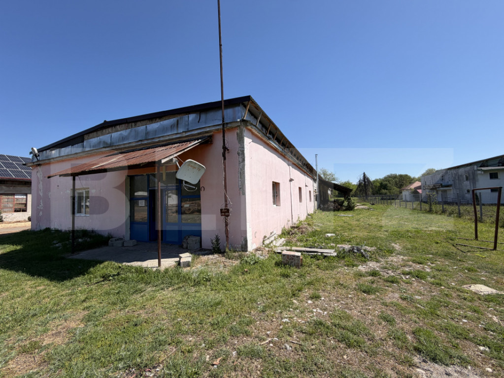 Spatiu industial 800 mp si curte 3800 mp, zona Pestisani