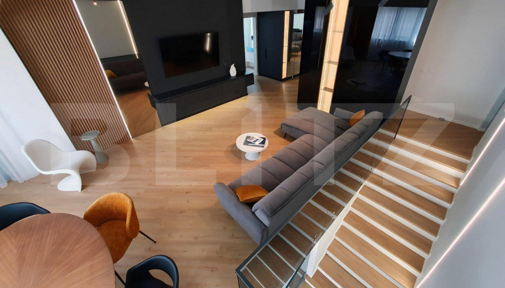 Penthouse de lux, 170 mp, 2 niveluri, zonă premium – lân