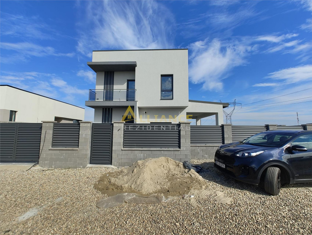 Casa moderna - P 1E,- 3 dormitoare - 115 mp utili - teren 36