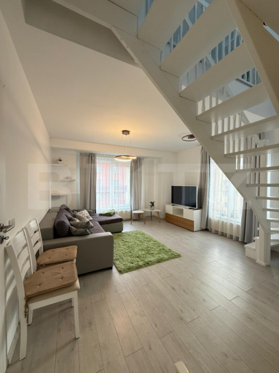 Apartament cu scara interioara cu loc parcare 104 mp + 3 ter