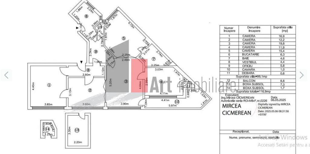 APARTAMENT 5 CAMERE - LASCAR CATARGIU