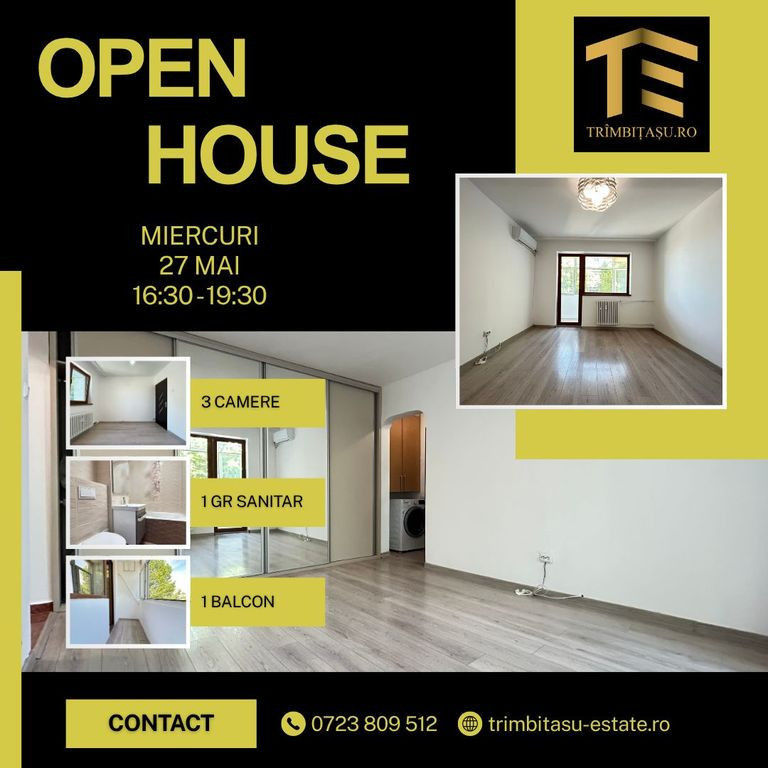3 Camere Tomis Nord | Etaj 2 | Loc Parcare | Ideal Invest...