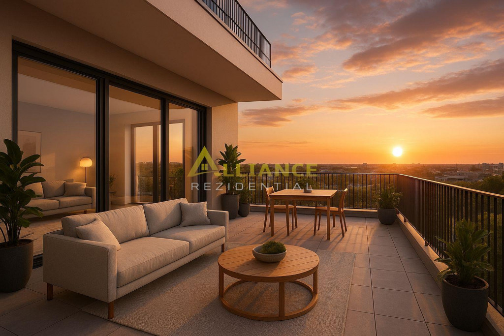 Apartament 2 camere 66 mp cu terasa 76 mp Campus Scolar