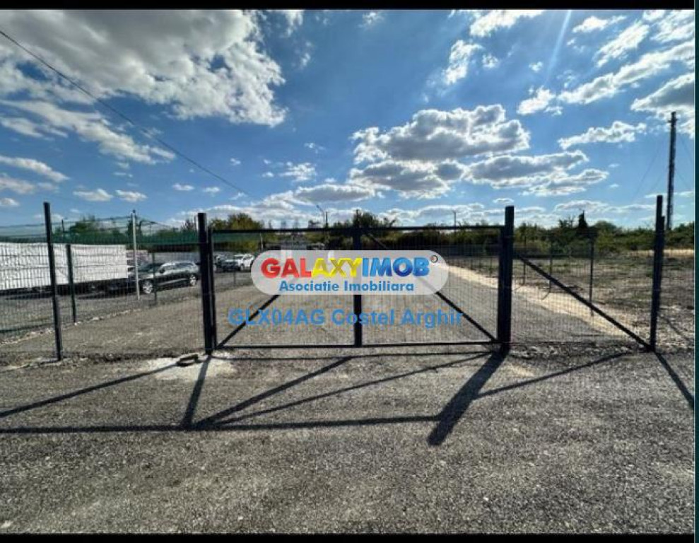 Inchiriem 1000 mp teren pentru parc auto , la DN65B