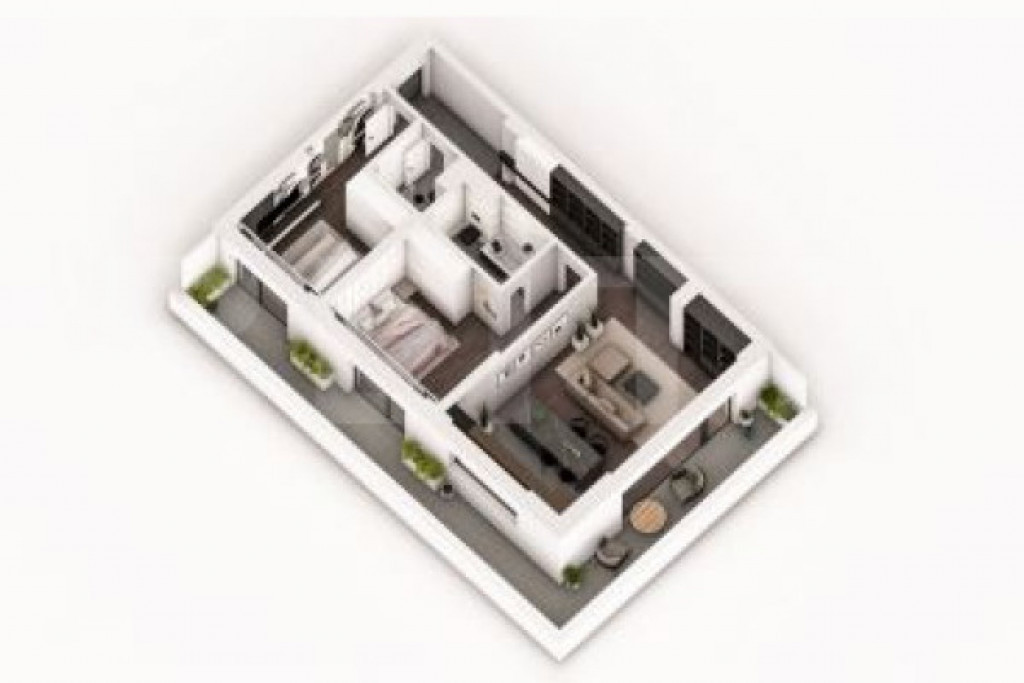 Apartament 3 camere, 104.19 mp, ansamblu, 0% Comision, zona