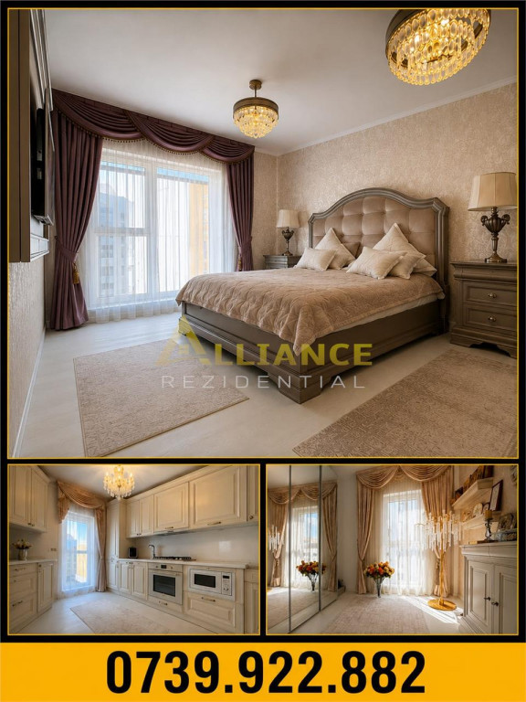 Metrou Berceni 5 minute Apartament 3 camere 73 mp Mobilat si