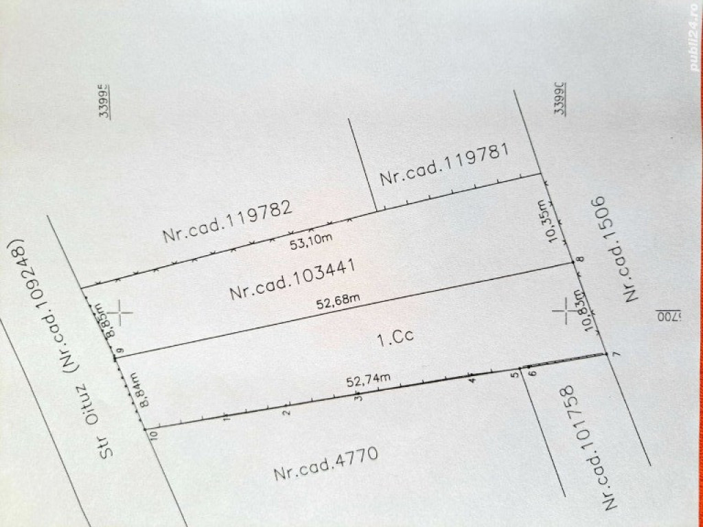 Teren 650 mp Intravilan Otopeni de Vanzare