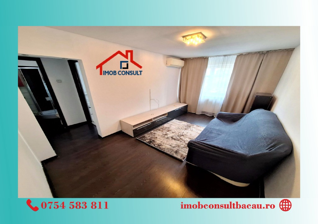 Apartament 2 Camere de Închiriat! Aer conditionat! Mobilat și Utilat!