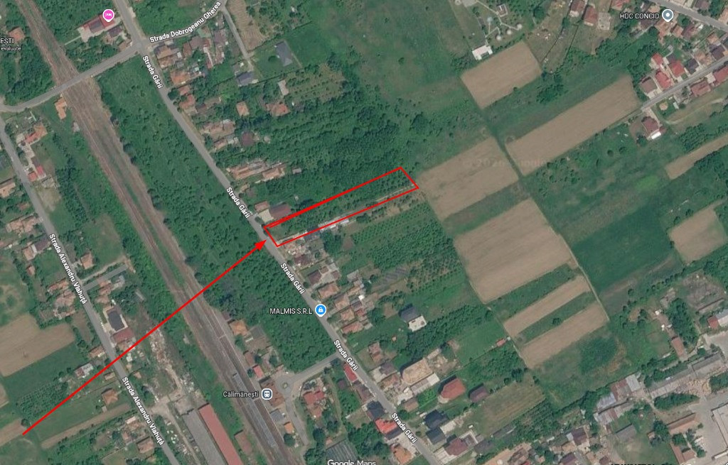 Teren de vanzare 2630 mp - Jiblea Veche