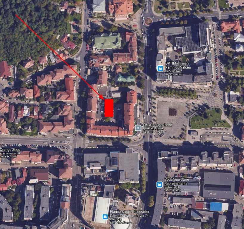Spatiu comercial de inchiriat 100mp-Ramnicu Valcea Traian