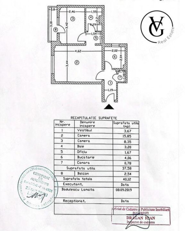 Apartament 2 camere - Piata Victoriei - Renovat complet