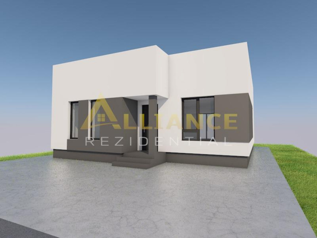 Vila individuala | 4 camere - 2 bai - Teren 307 mp