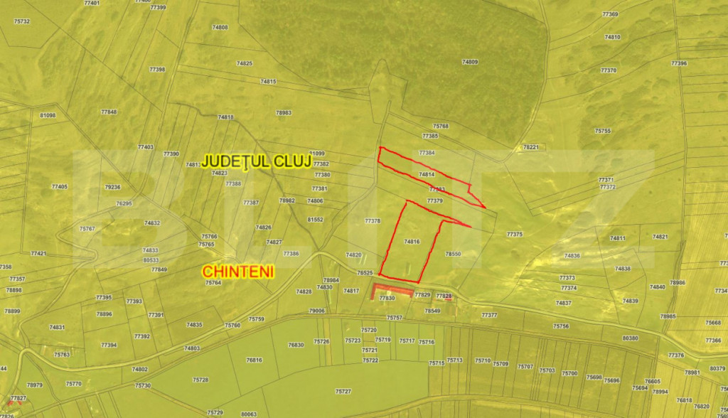 EXCLUSIVITATE - teren extravilan, 23 000 mp, Feiurdeni