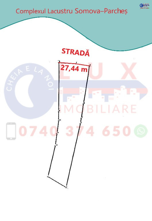 ID 7924 Teren intravilan - SOMOVA - la malul apei