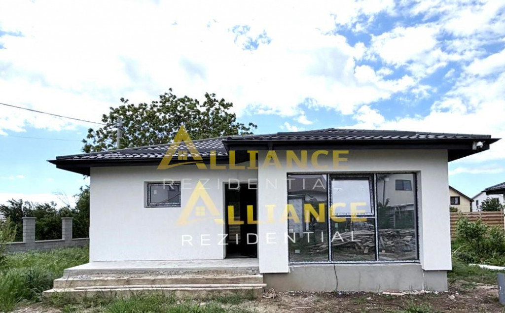 Casa moderna pe parter | 3 camere | Incalzire in pardoseala