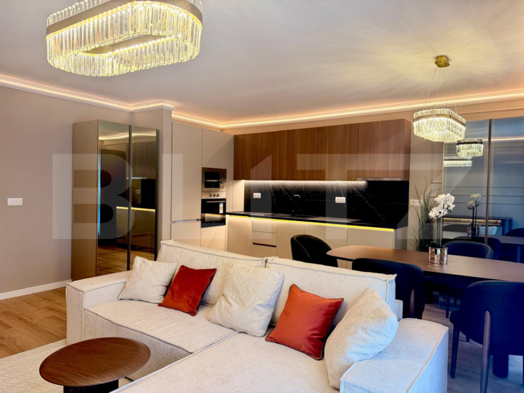 Apartament 2 camere, 55 mp, complet mobilat si utilat in Mau