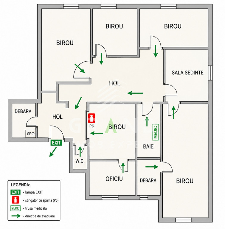 Spațiu birouri 100 mp,ultracentral Cluj-Napoca–Str.Iuliu