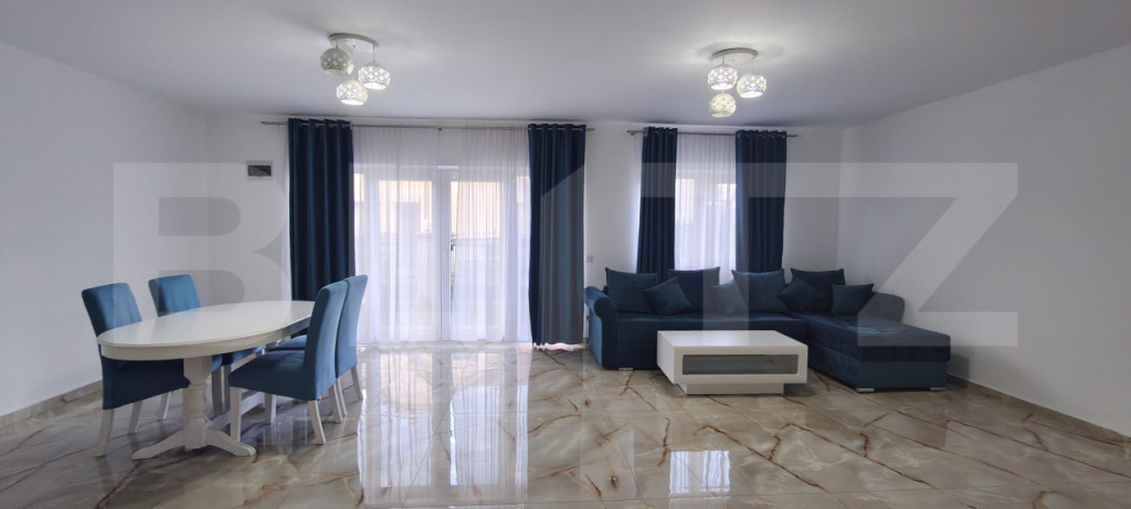 Casă tip duplex elegantă, 140 mp, mobilată complet, în z