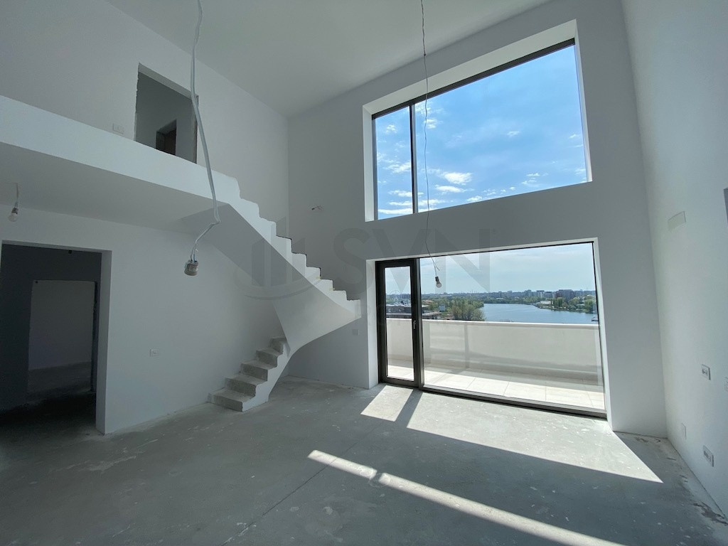 Penthouse Barbu Vacarescu - vedere catre lac