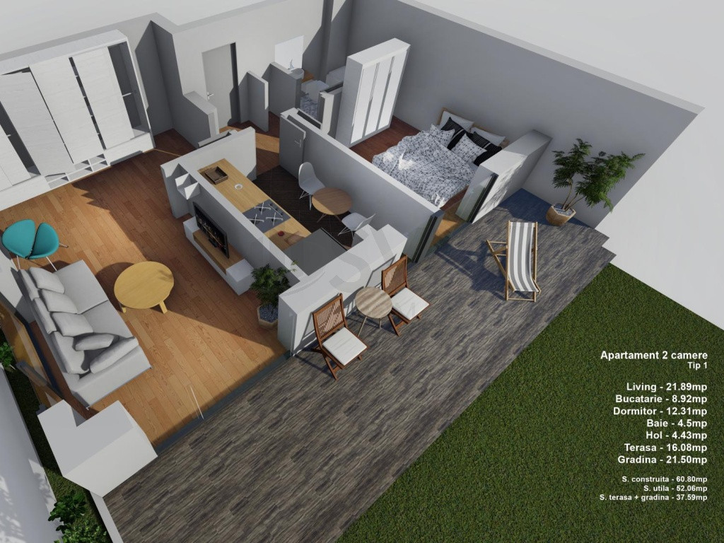Apartament 2 camere premium Pipera