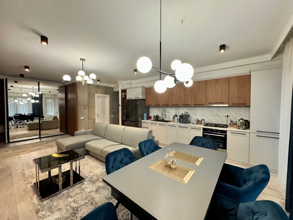 3 camere lux parter cu gradina complex ELA Baneasa