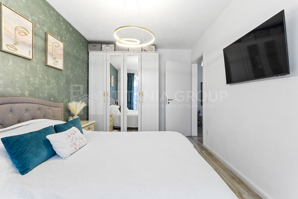Apartament cochet mobilat-utilat, 3 camere, parcare, boxa...