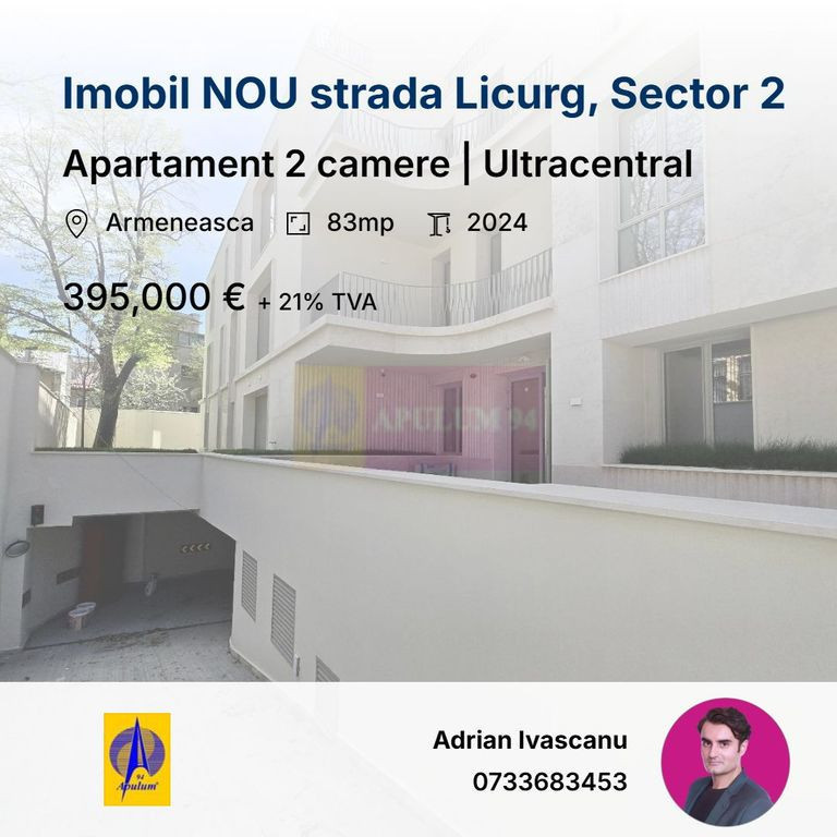 2 Camere Premium | Cartierul Armenesc | Imobil Boutique |...