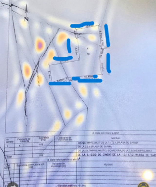 TEREN ULTRACENTRAL- PALATUL COPIILOR, SUPRAFATA 518 MP, GAZ