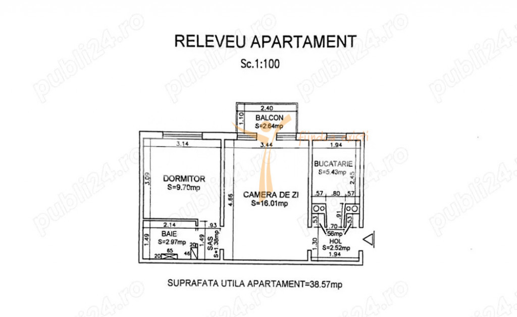 Apartament 2 camere Pacurari