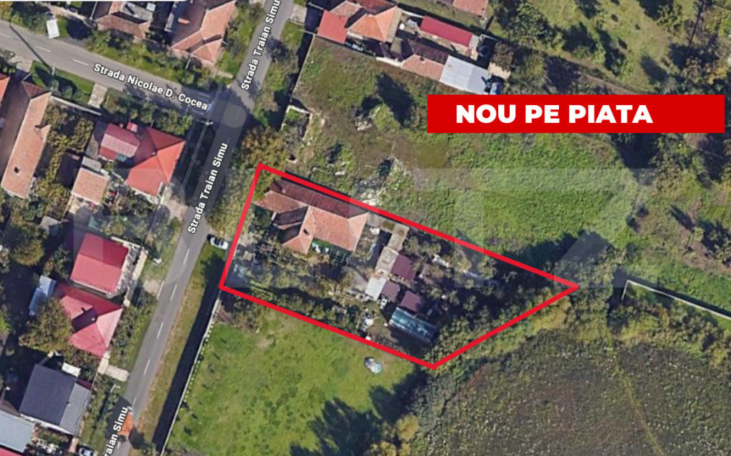 Teren 1464 mp cu casă locuibilă, front 26 mp, zona Ciarda