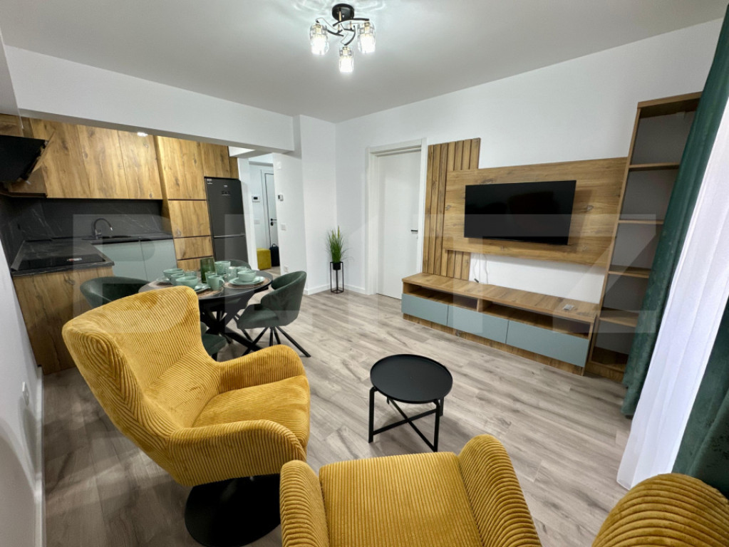 Apartament 2 camere, 45 mp, prima inchiriere, parcare inclus
