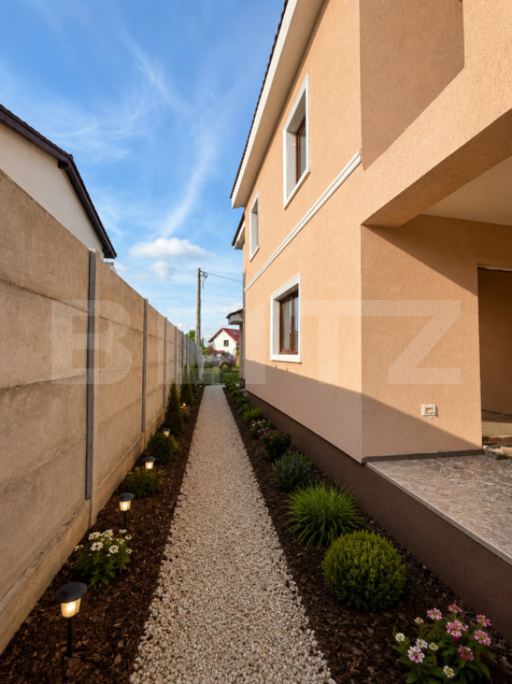 Duplex – 4 dormitoare, 127 mp, 305 mp teren, zona Dumbrăv