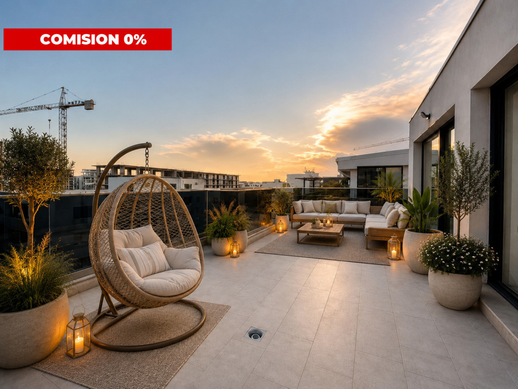 Penthouse 110 mp suprafață | Vedere spre mare | Terasa | P