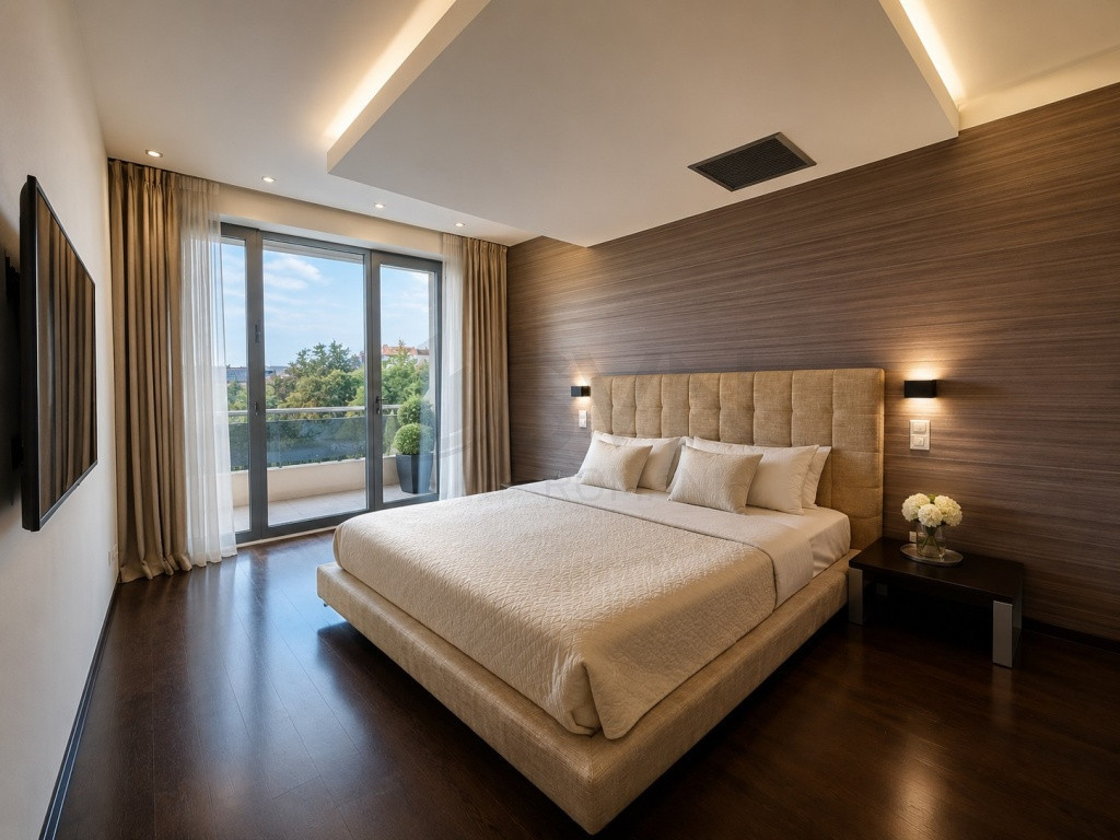 Apartament mobilat de inchiriat compelx cu piscina si paza