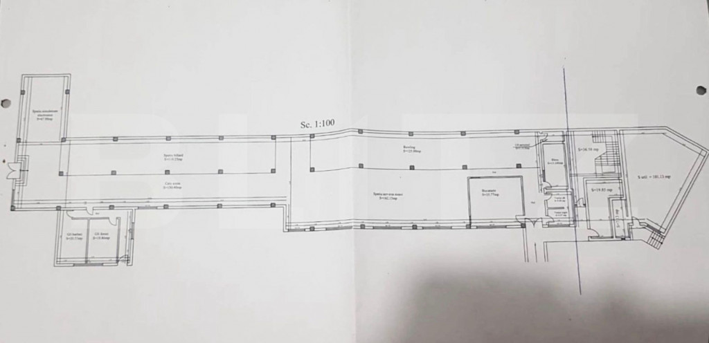Spatiu comercial-850mp, la cheie, zona Centrala